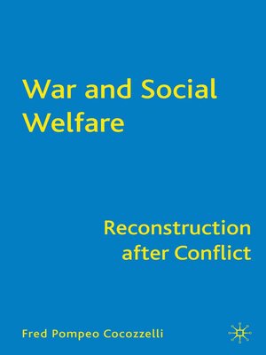 cover image of War and Social Welfare